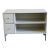 Mid 20th Century Montana Danish White Media Console by Peter J. Lassen - Modern Minimalist Storage Cabinet With Drawers For Sale