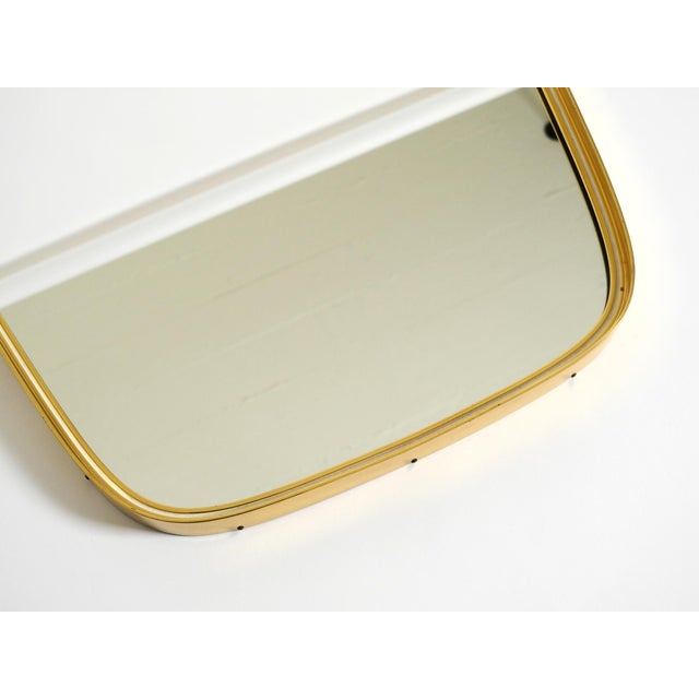 Mid-Century Modern Wall Mirrors with Brass Frames from Münchener Zierspiegel, 1950s, Set of 2 For Sale - Image 15 of 18