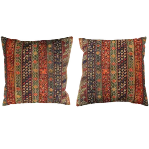 Pair of 1990s Boho Chic Persian Accent Pillows