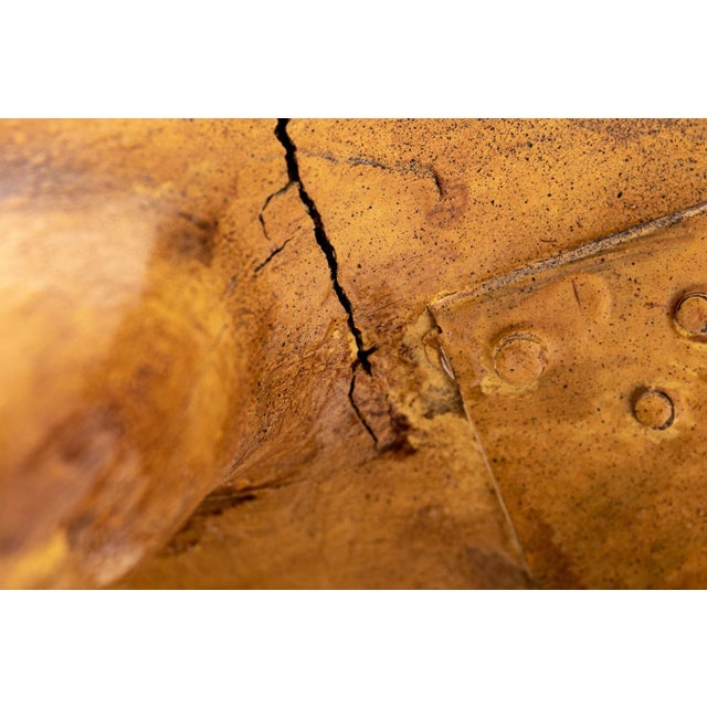 Vintage Painted Carousel Horse on Metal Support Stand For Sale - Image 12 of 13