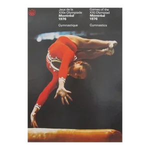1976 Montreal Summer Olympics Poster, Gymnastics - Cojo