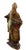 Religious Antique European Polychrome & Gilt Carved Wood Figure of a Holy Bishop, Circa 1700 For Sale - Image 3 of 10
