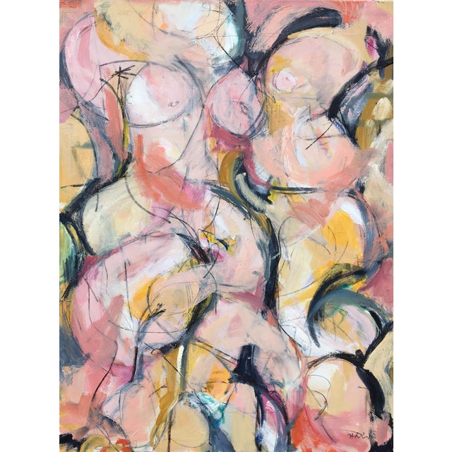 Figurative Landscape I is part of a series inspired by the beauty of the body in motion—through dance, love, and the space...