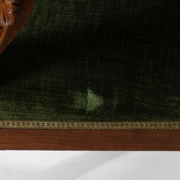 19th Century John Jeliff Renaissance Revival Walnut Arm Chair For Sale - Image 12 of 14