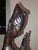 Monumental Mid-Century Balinese Art Deco Elongated Maiden Hardwood Sculpture For Sale In Phoenix - Image 6 of 12