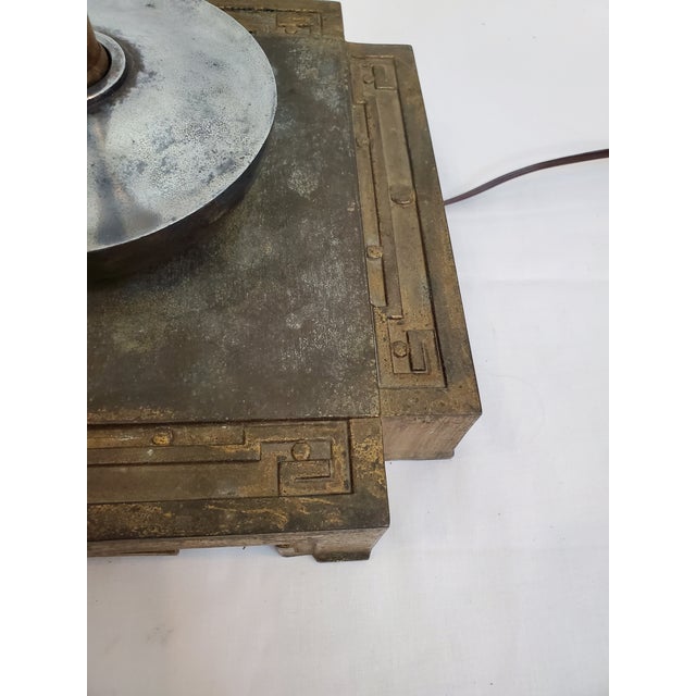 Vintage Mid-Century Art Deco Cottage Core Reading Floor Lamp For Sale - Image 9 of 12