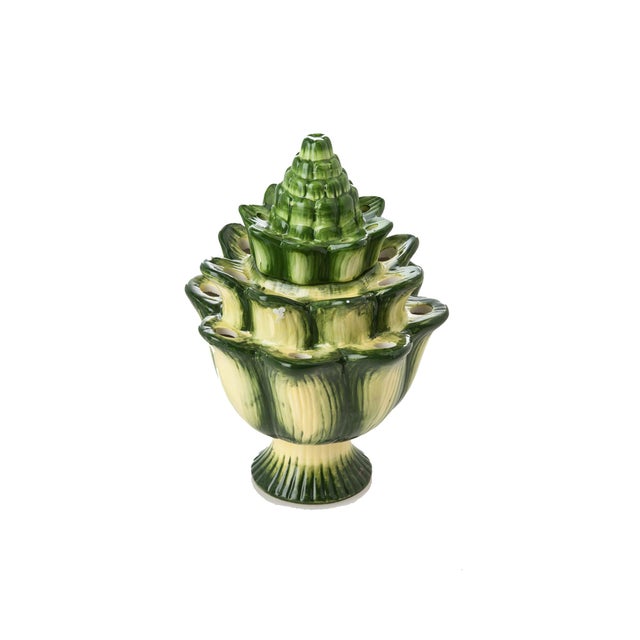 Contemporary Small Green Artichoke Tulipiere For Sale - Image 3 of 3