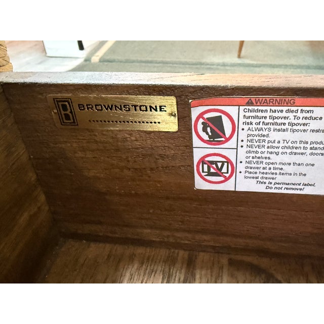 Brownstone Gemma Nightstand, Teak Wood For Sale - Image 12 of 12