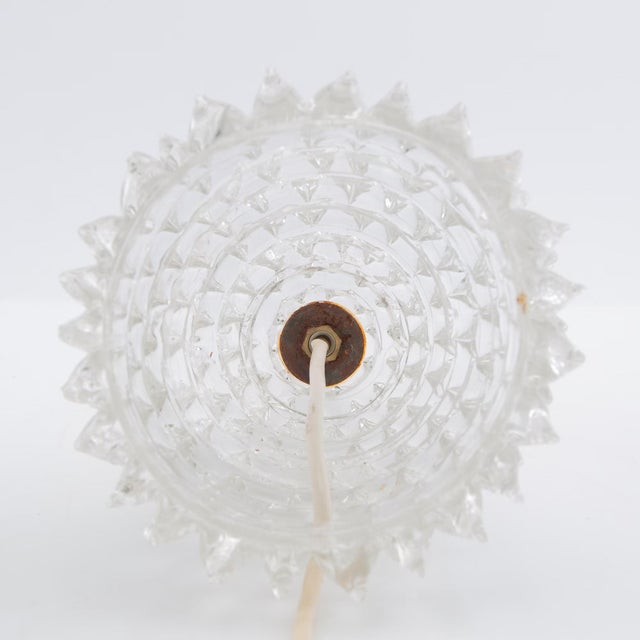 Mid-Century Modern Murano Glass Table Lamps, Italy, 1950s, Set of 2 For Sale - Image 3 of 6