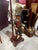 Up for consideration is a beautiful vintage MCM vintage wooden golfer standing floor lamp. This would look lovely in your...