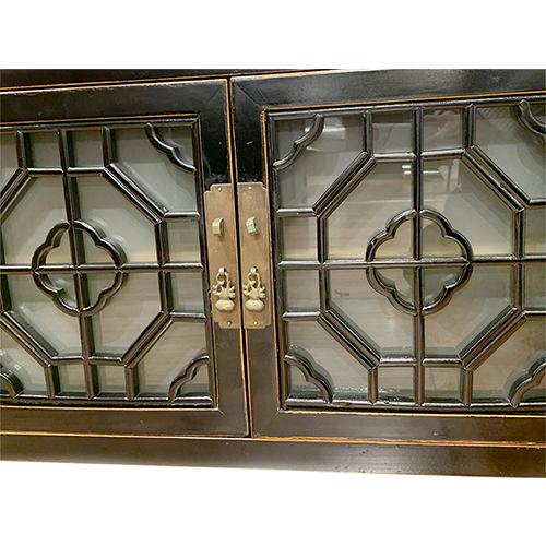 Chinese 1980s Asian Modern West Lake Tv Cabinet For Sale - Image 3 of 6