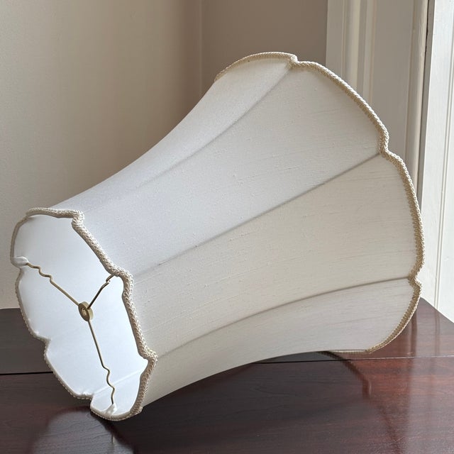 Late 20th Century Late-20th Century Traditional Bell Lamp Shade For Sale - Image 5 of 15