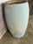 Blue Terracotta Mediterranean Style Vessel With Pale Blue Weathered Patina For Sale - Image 8 of 12