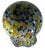 15+ In. Tall Bulbous Multicolor Ruffled Art Glass Confetti Multicolor Vase For Sale - Image 18 of 18