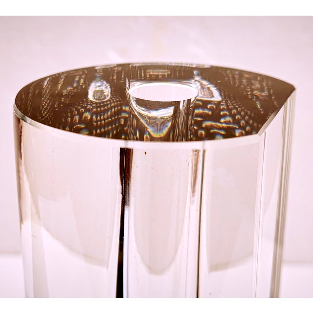 Vintage Art Glass Vase and Cone Sculpture by Pavel Havelka for Princ Art Glass, 1990s, Set of 2 For Sale - Image 10 of 18