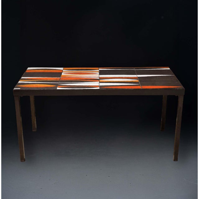 Roger Capron Bass Shuttle Table by Roger Capron, Vallauris, 1960s For Sale - Image 4 of 9