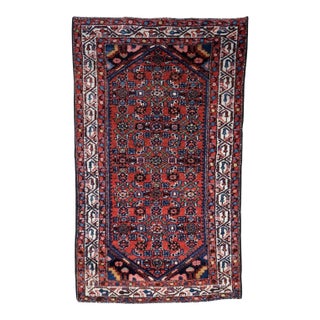 1970s, Handmade Vintage Persian Hamadan Rug 2.4' X 4.1' For Sale
