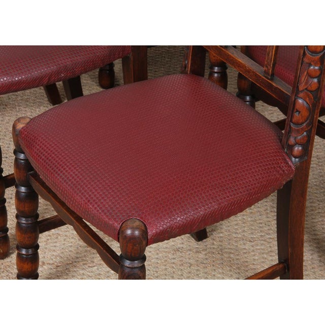 Art Deco French Chairs, 1930s, Set of 6, in Good conditions. Designed 1920 to 1949