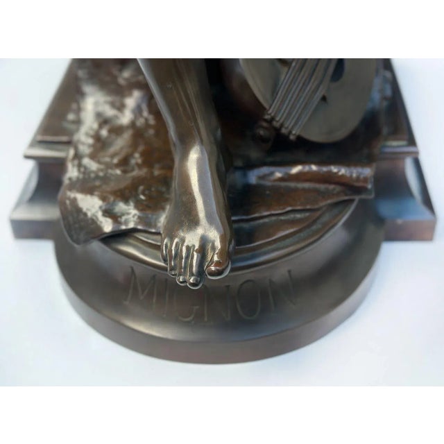 Large "Mignon" Bronze Sculpture by Eugène Aizelin, 1880 For Sale In Los Angeles - Image 6 of 10