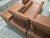 Tan Late 20th Century Nicoletti-Calia Leather Sectional For Sale - Image 8 of 14