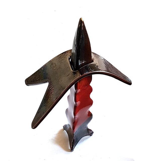 Mid-Century Abstract Ceramic Sculpture, 1970s For Sale - Image 4 of 11