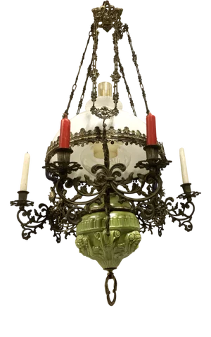 Antique Pendant Lamp, 1800s
