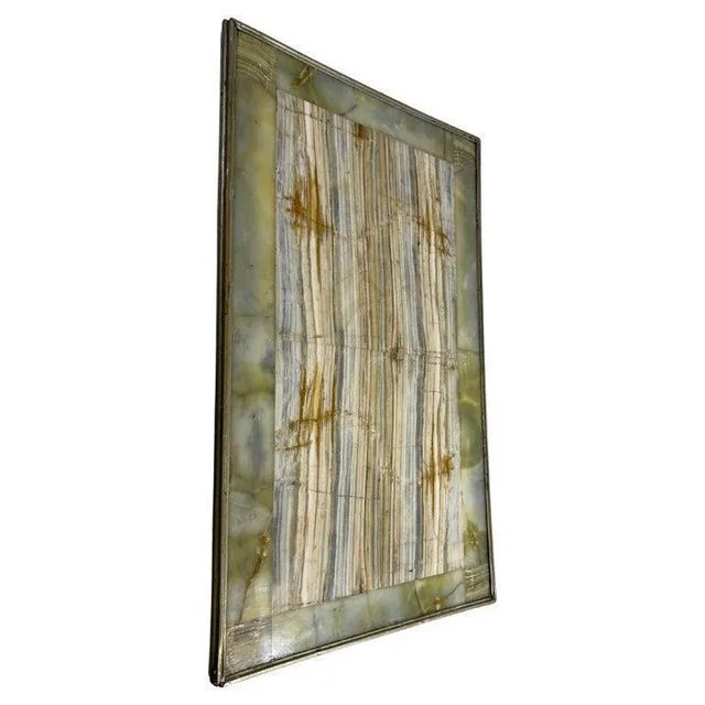 Art Nouveau Table in Enameled Cast Iron and Onyx, 1900s For Sale - Image 6 of 10