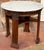 19th Century English Neoclassical Corinthian Column Marble Top Library Table For Sale - Image 9 of 12