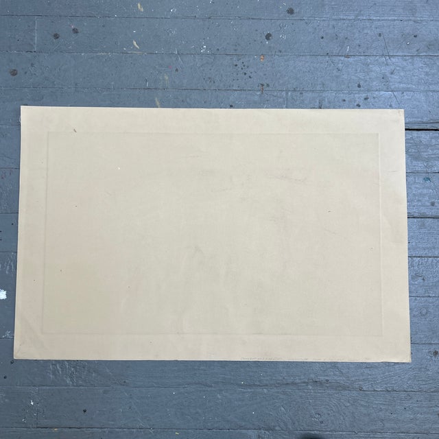 1970’s Original Abstract Lithograph “Concept and Direction” For Sale In Philadelphia - Image 6 of 6