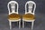 1950s Set of 8 French Louis XVI Painted Balloon Back Maison Jansen Attri Dining Chairs For Sale - Image 5 of 11
