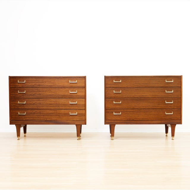 Pair of Mid Century G Plan by E Gomme Tola Chests of Drawers, England, 1970s For Sale - Image 10 of 12