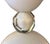 1970s Large Murano White Glass Vase With Clear Faceted Knop, Italy, Circa 1970's. For Sale - Image 5 of 7