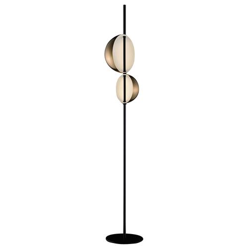 Brass Floor Lamp by Victor Vaisilev for Oluce For Sale - Image 6 of 6