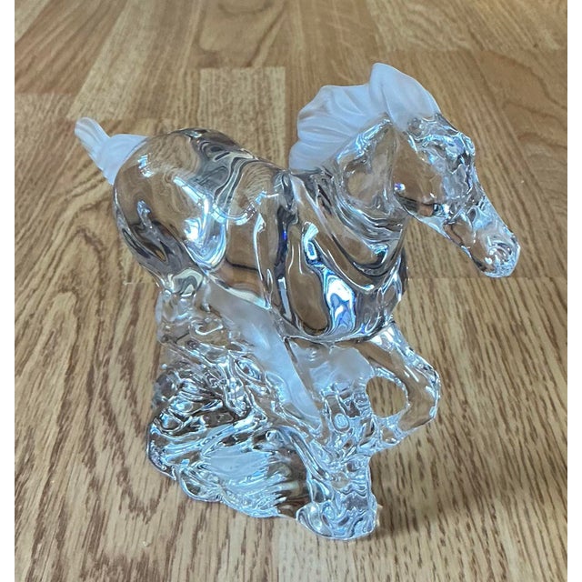 Vintage Lenox Solid and Frosted Horse Figurine- Racing in the Wind- 7”x5”x2”- No Box For Sale - Image 6 of 12
