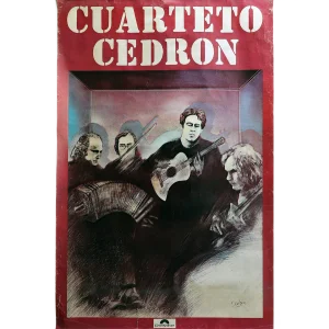 Cuarteto Cedron, 1977, Chances Poster Polydor, Argentina