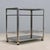 Metal Vintage Trolley with Bottle Holder For Sale - Image 7 of 8