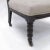 Low Gilt & Japanned Wood Occasional Chair with Embossed Leather Top Rail from Bruce Talbert For Sale - Image 3 of 4