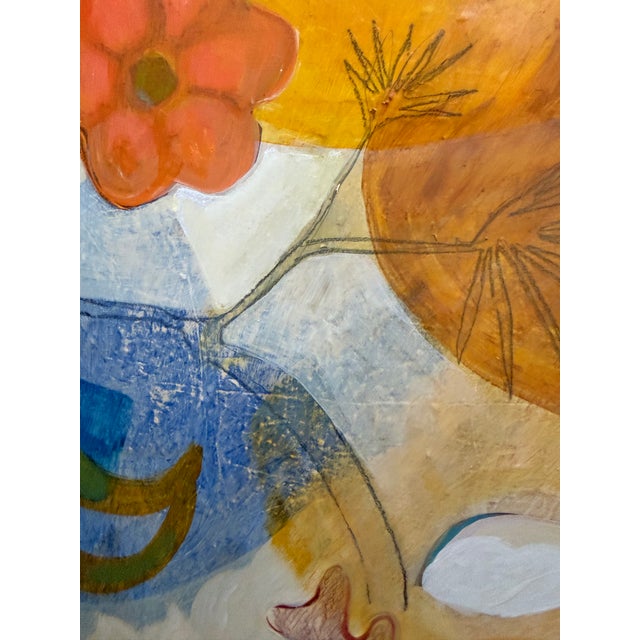 Paint “Printemps” a Fun Painting by LWren Walraven For Sale - Image 7 of 11