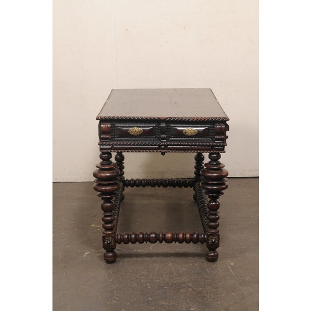 Wood 18th C. Portuguese Rosewood Console Table For Sale - Image 7 of 15