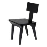1950s After Nathan Lerner Constructivist Black Side Chair For Sale