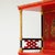 Pair of Vintage Louis XVI Style Chinoiserie Red Lacquer Display Cabinets For Sale - Image 14 of 17