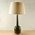 Tall Olive Glass Table Lamp from Kastrup, Denmark, 1960s For Sale - Image 6 of 11