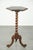 Tall Antique Oak Side Table with Wood Carving For Sale - Image 4 of 10