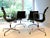 Aluminum Chairs in Hopsak Black by Charles and Ray Eames for Vitra, Set of 4 For Sale - Image 14 of 15
