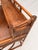 70's Vintage Hollywood Recency Style Palm Beach Bamboo & Rattan Desk, Condition is in very good condition and sturdy. 36”W...