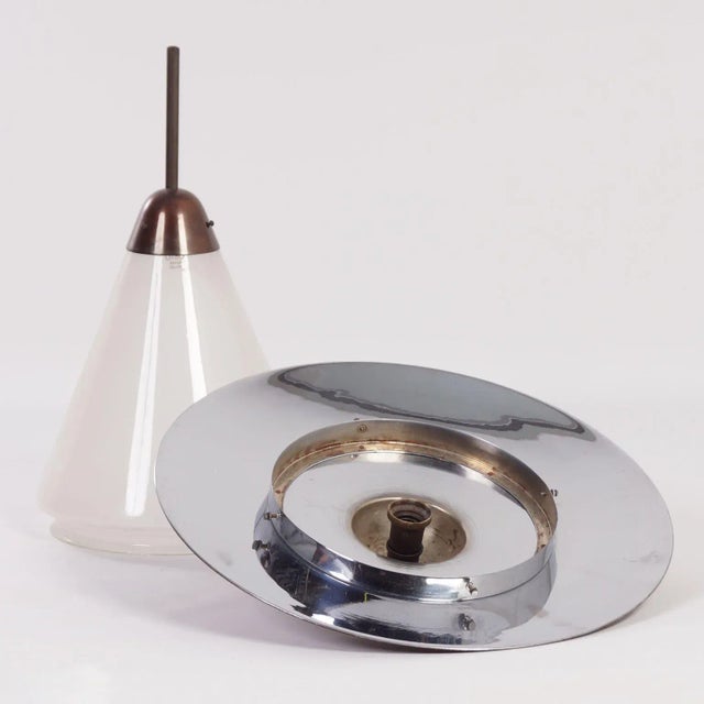 Gispen Pendant by W.H. Gispen for Gispen, 1930s For Sale - Image 4 of 12