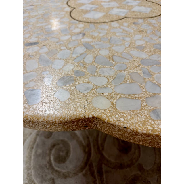 Brown Vintage Attributed to Harvey Probber Terrazzo and Marble Mosaic Coffee Table Mid Century For Sale - Image 8 of 8