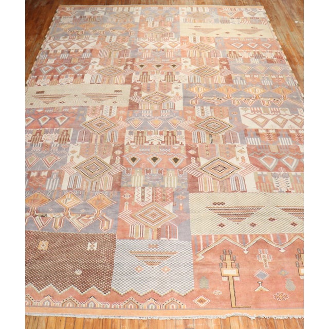 Vintage Oversize Moroccan Rug For Sale In New York - Image 6 of 12