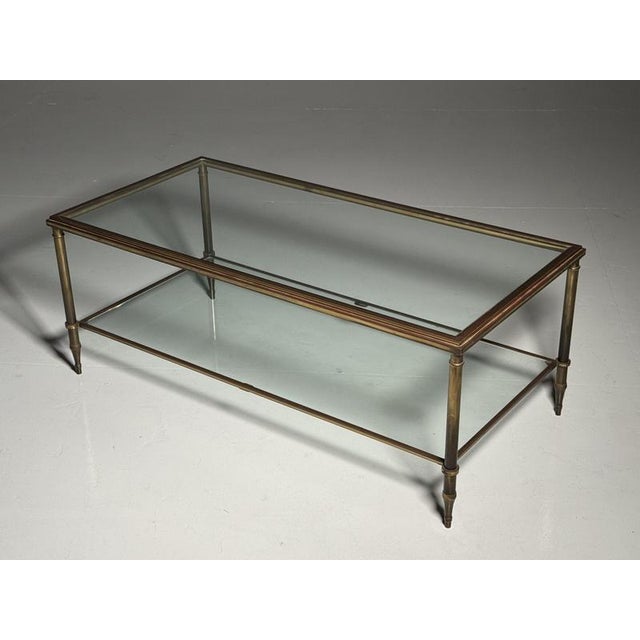 Mid-Century Glass Coffee Table For Sale - Image 14 of 18