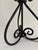 Vintage Wrought Iron Scrollwork Table Lamp For Sale - Image 4 of 12